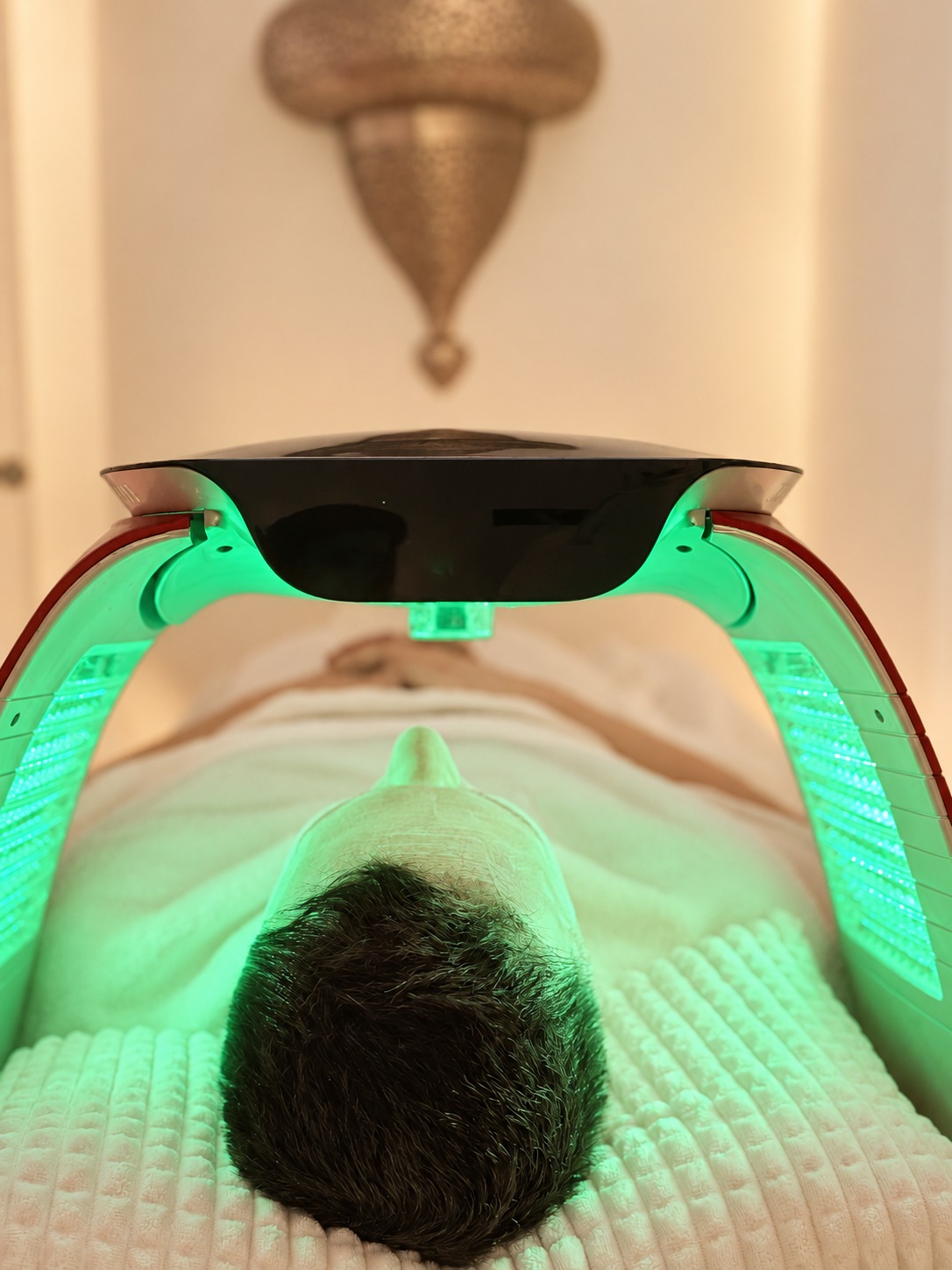 Trattamento viso · luce in cabina
