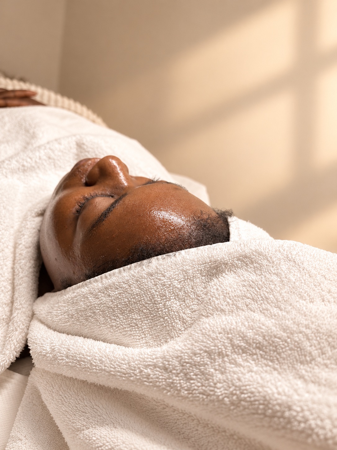 Trattamento viso · maschera in posa